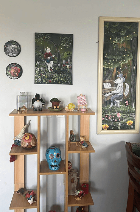 Mis cuadros en la casa de Are