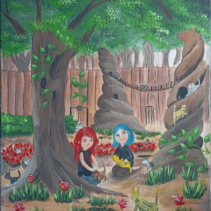 The Portal Girls 50x40x1.5cm