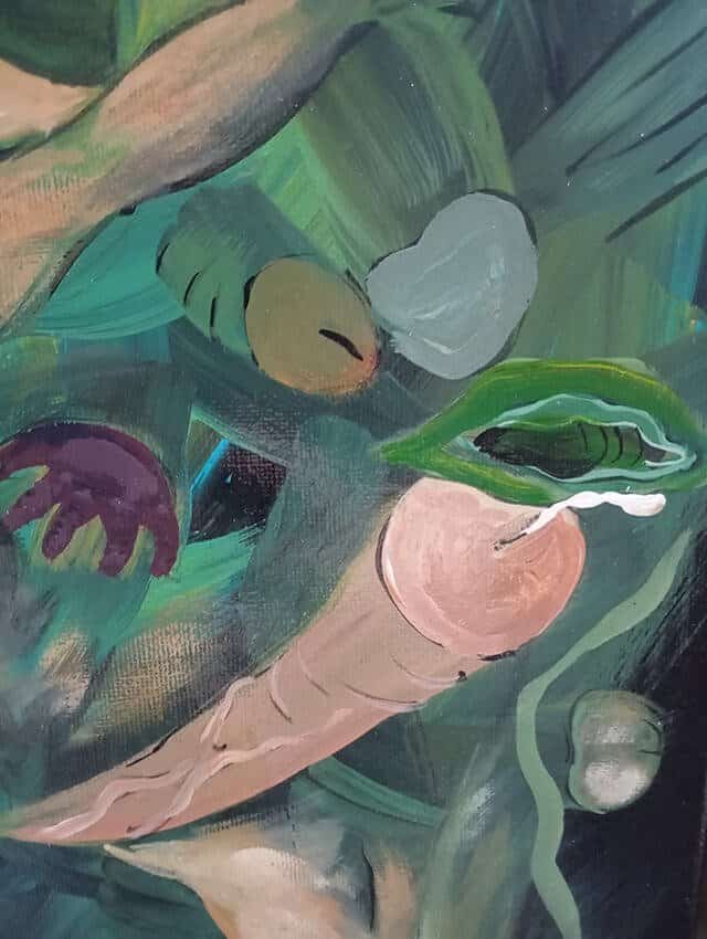 Wordless Bodies 50x40x1.5cm - Imagen 4