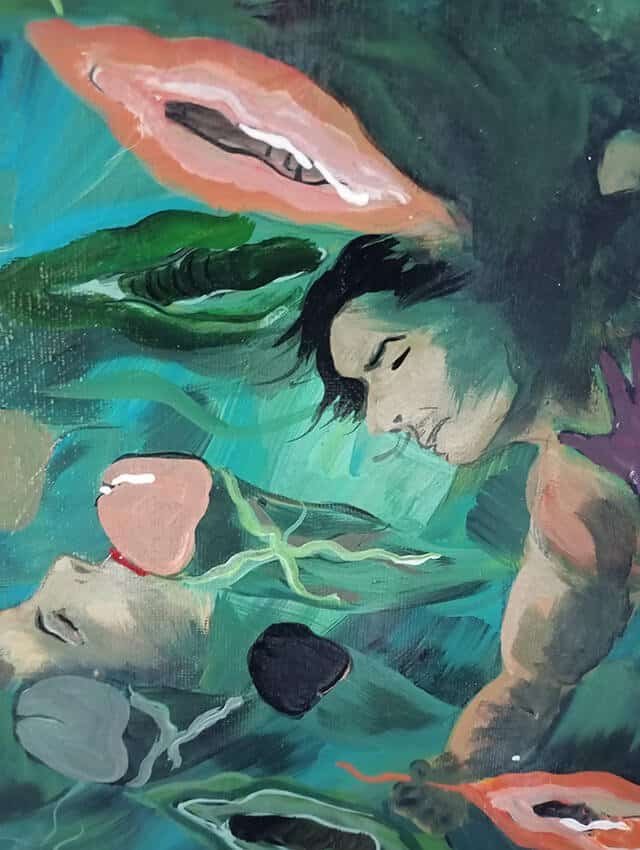 Wordless Bodies 50x40x1.5cm - Imagen 3