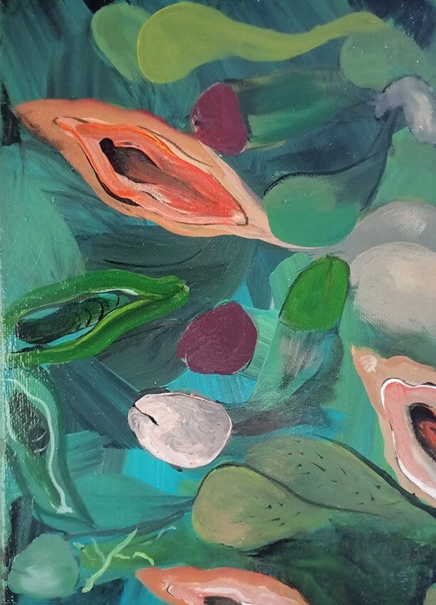 Wordless Bodies 50x40x1.5cm - Imagen 2